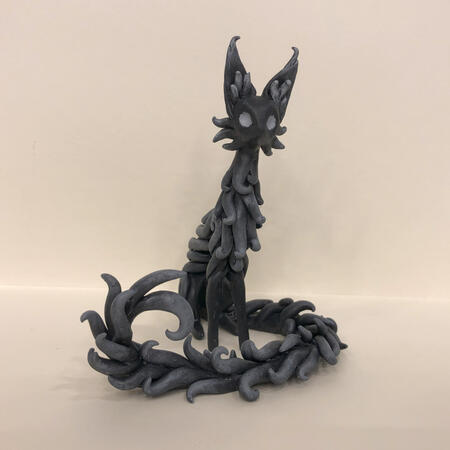Black cat - (View 1) Oct. 2023