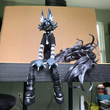 Goth Cat - (View 3) Jun. 2024