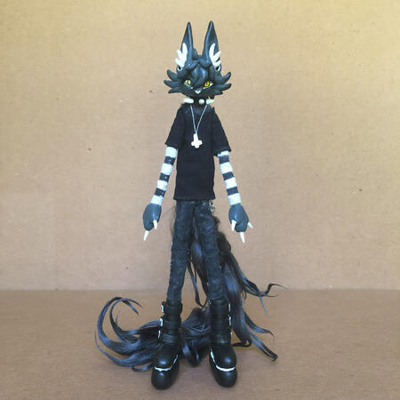 Goth Cat - (View 1) Jun. 2024